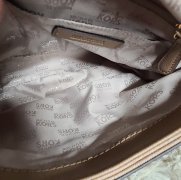 Michael Kors Suede Leather Shoulder Bag - Picture 6 of 9